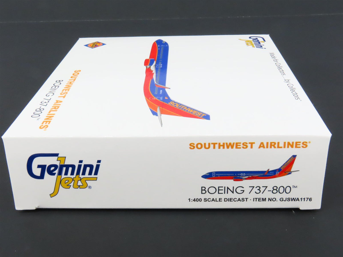 1:400 Gemini Jets GJSWA1176 Die-Cast Southwest Airlines Boeing 737-800 Airliner