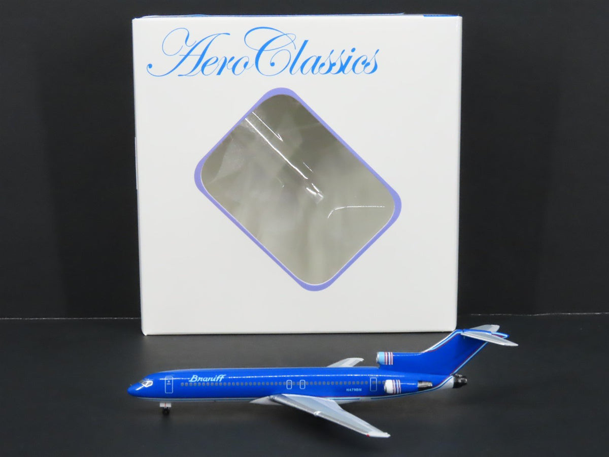 1:400 Scale Aero Classics Die-Cast Braniff Boeing B-727-227 Aircraft N479BN