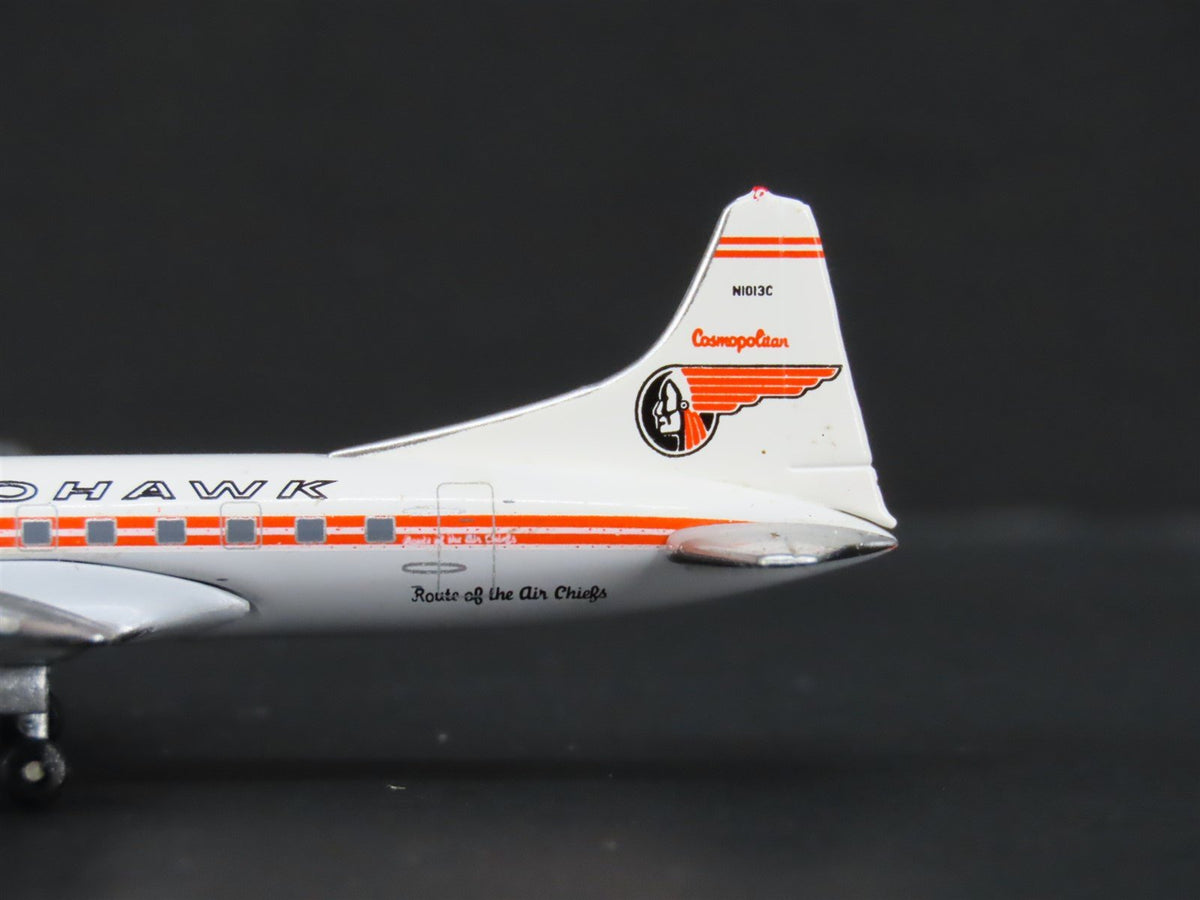 1:400 Scale Aero Classics Die-Cast Mohawk Convair CV-240 Aircraft N1013C