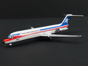 1:400 AeroClassics Die-Cast Texas International Douglas DC-9 Airliner N3504T