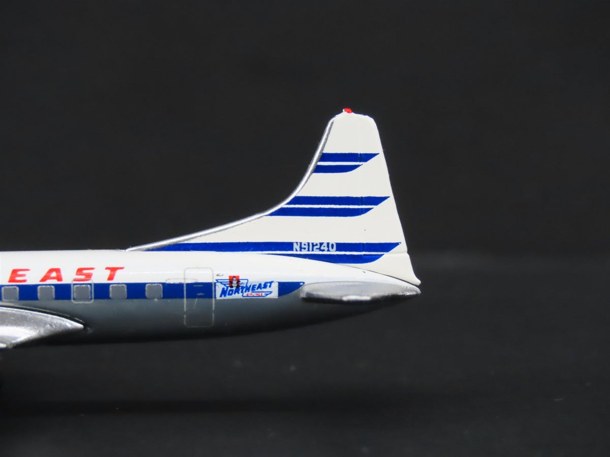 1:400 Scale Aero Classics Die-Cast Northeast Convair CV-240-13 Aircraft N91240