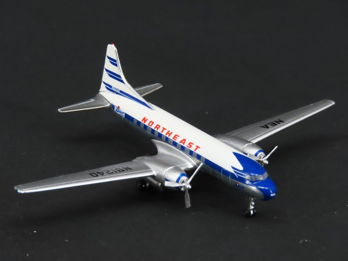 1:400 Scale Aero Classics Die-Cast Northeast Convair CV-240-13 Aircraft N91240