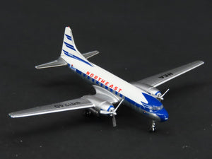 1:400 Scale Aero Classics Die-Cast Northeast Convair CV-240-13 Aircraft N91240