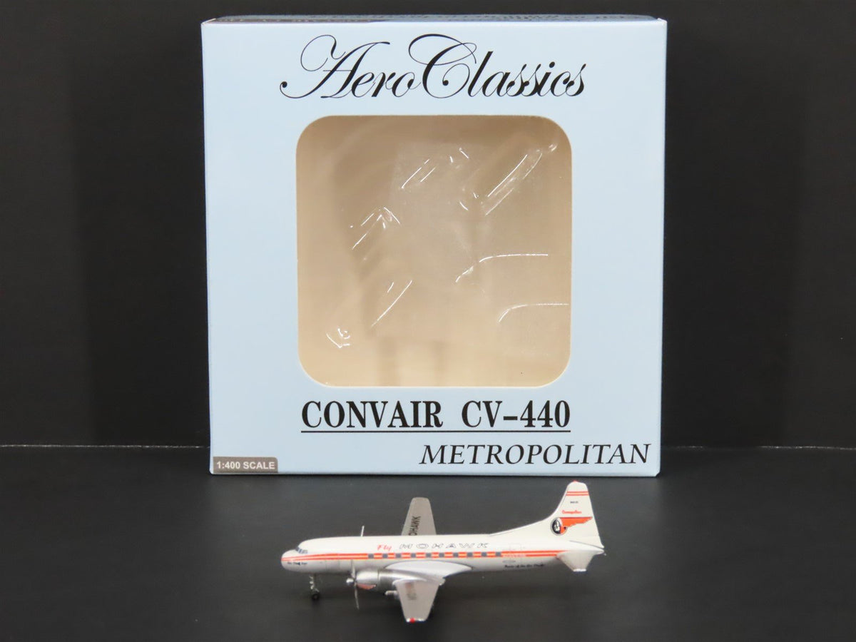 1:400 Scale Aero Classics Die-Cast Mohawk Convair CV-240-11 Aircraft N1013C