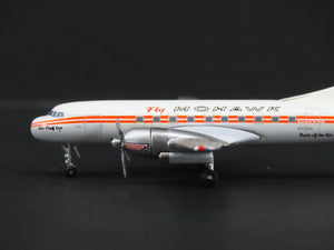 1:400 Scale Aero Classics Die-Cast Mohawk Convair CV-240-11 Aircraft N1013C