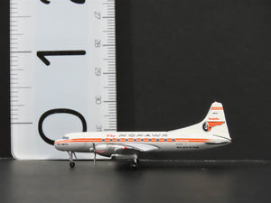 1:400 Scale Aero Classics Die-Cast Mohawk Convair CV-240-11 Aircraft N1013C