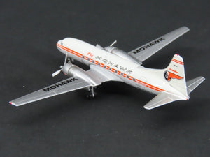 1:400 Scale Aero Classics Die-Cast Mohawk Convair CV-440 Aircraft N1013C