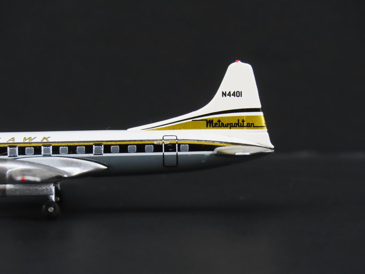 1:400 Scale Aero Classics Die-Cast Mohawk Convair CV-440-0 Aircraft N4401