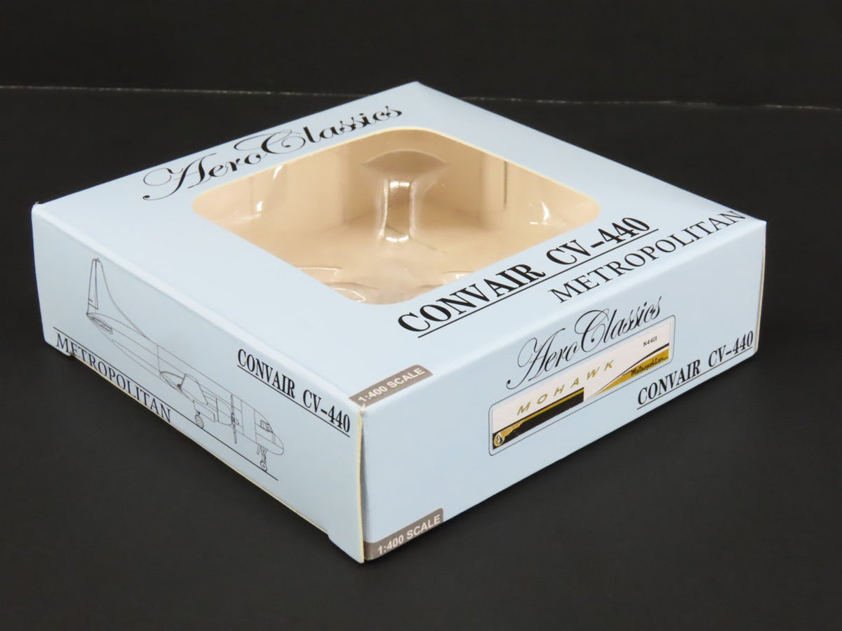 1:400 Scale Aero Classics Die-Cast Mohawk Convair CV-440-0 Aircraft N4401