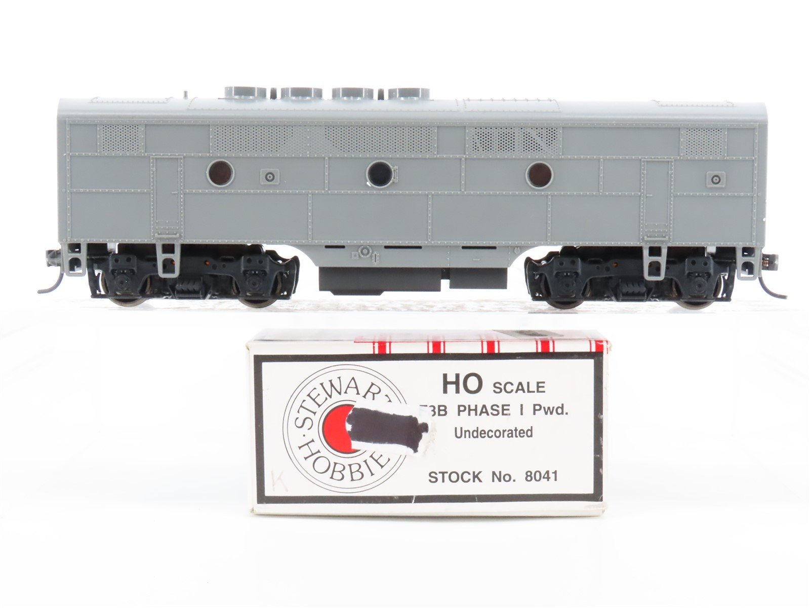 HO Scale Stewart/KATO 8041 Undecorated EMD F3B Ph. 1 Diesel Locomotive