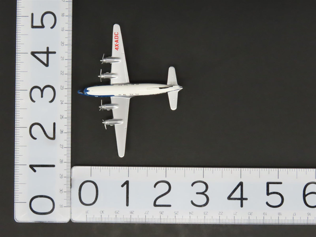 1:400 Scale Aero Classics Die-Cast EL AL McDonnell Douglas DC-4 Aircraft 4X-ADC