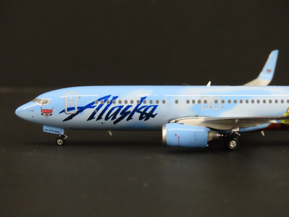 1:400 Scale Phoenix Models 04060 Alaska Disneyland &quot;Cars&quot; Boeing 737-800