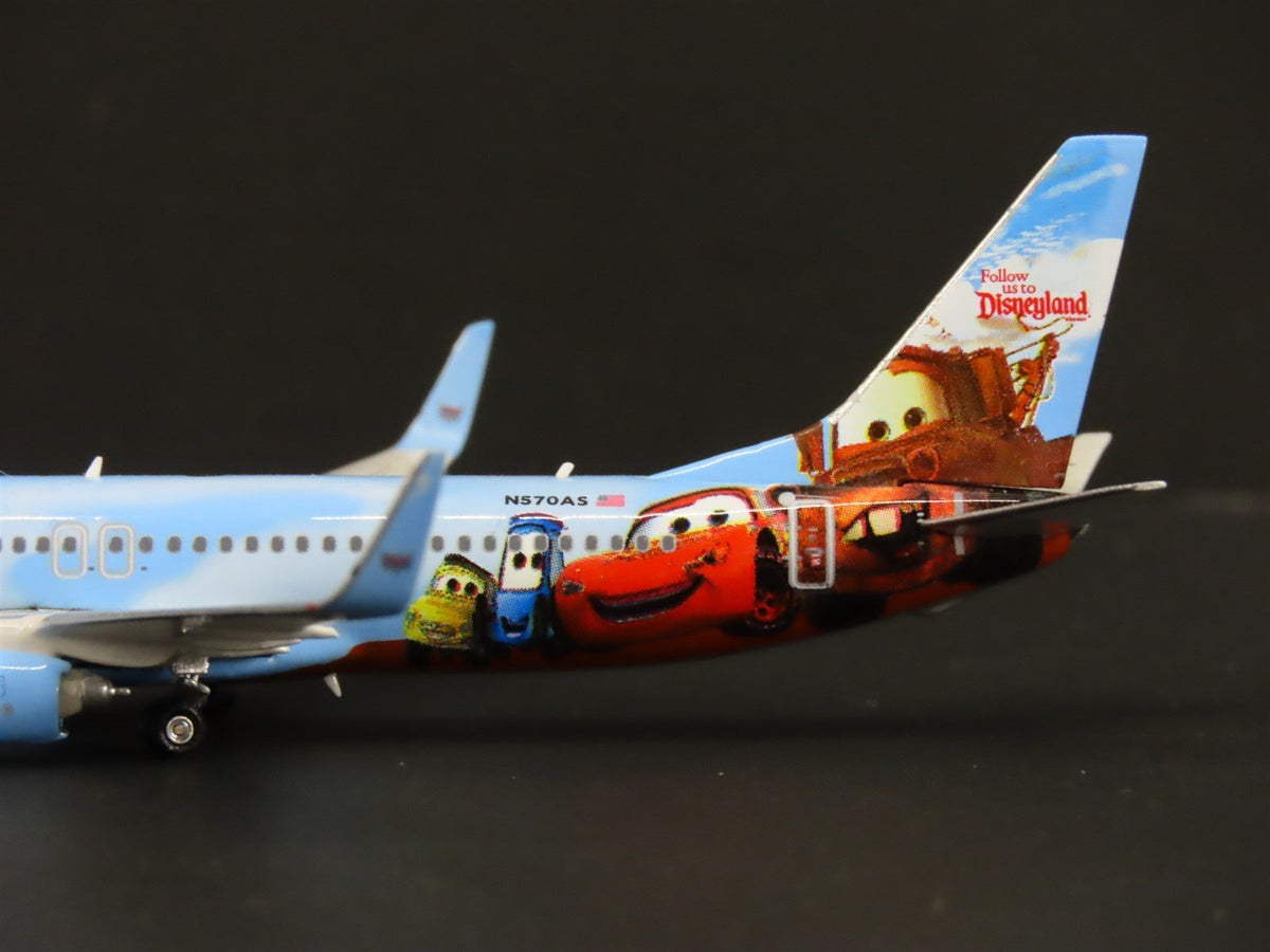 1:400 Scale Phoenix Models 04060 Alaska Disneyland &quot;Cars&quot; Boeing 737-800