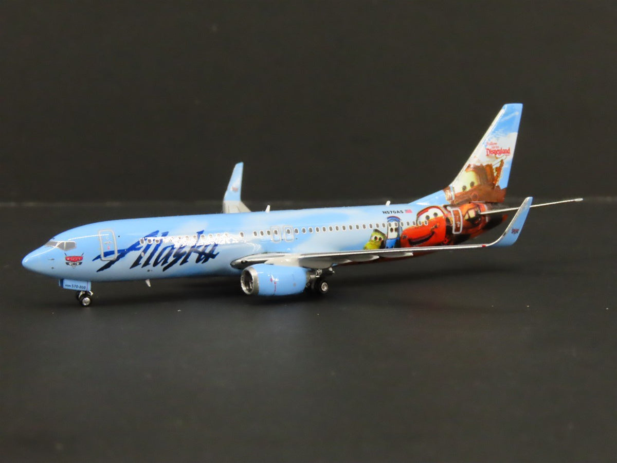 1:400 Scale Phoenix Models 04060 Alaska Disneyland &quot;Cars&quot; Boeing 737-800