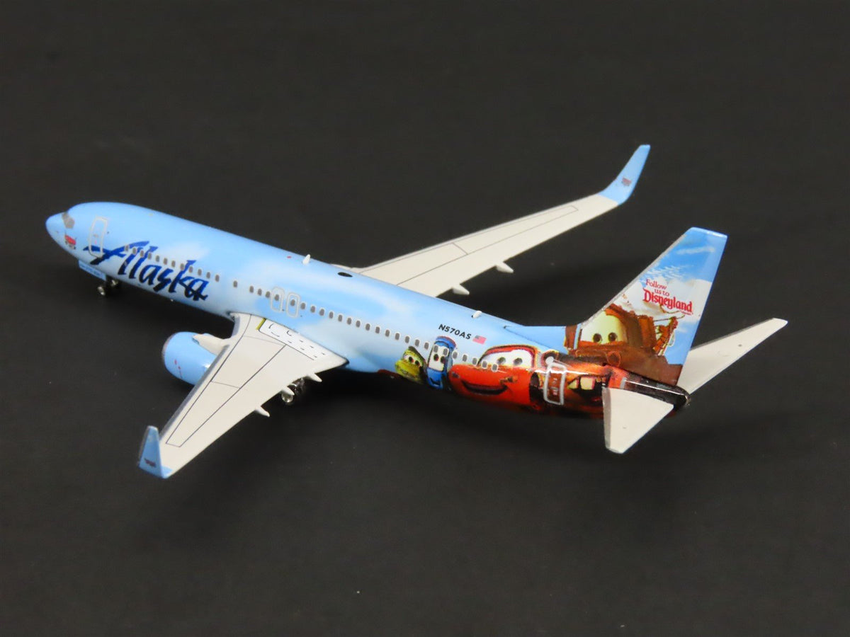 1:400 Scale Phoenix Models 04060 Alaska Disneyland &quot;Cars&quot; Boeing 737-800