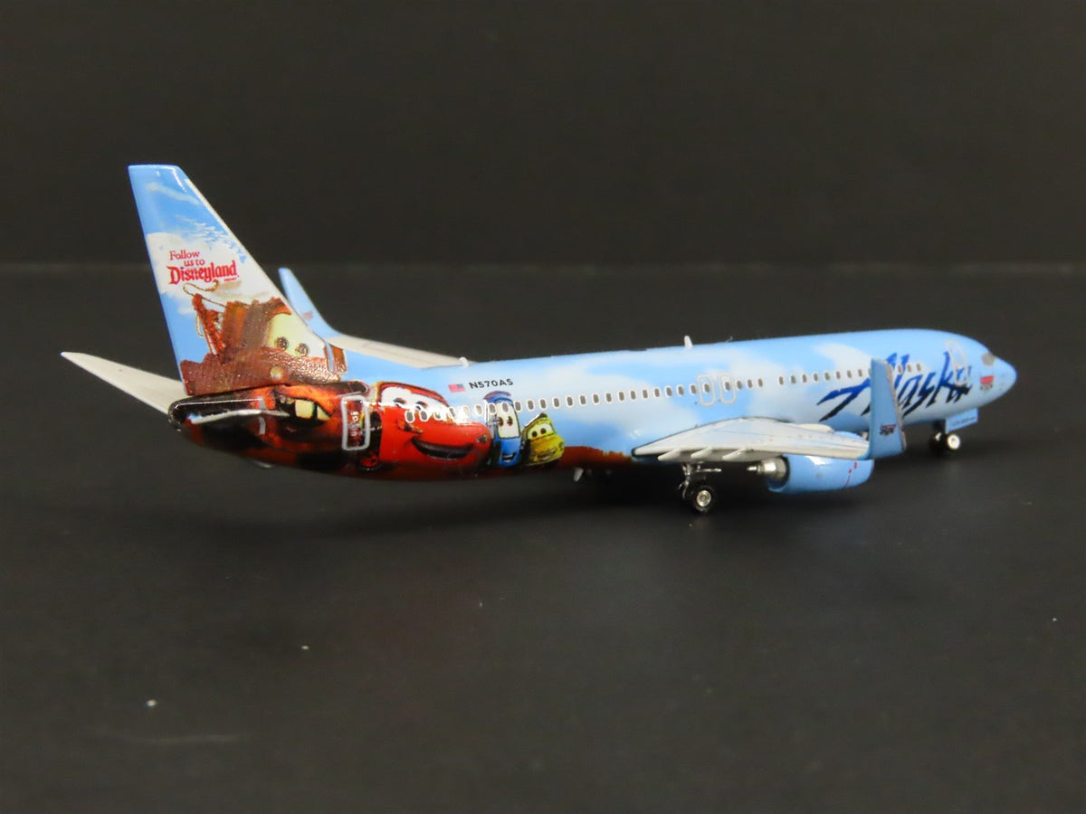 1:400 Scale Phoenix Models 04060 Alaska Disneyland &quot;Cars&quot; Boeing 737-800