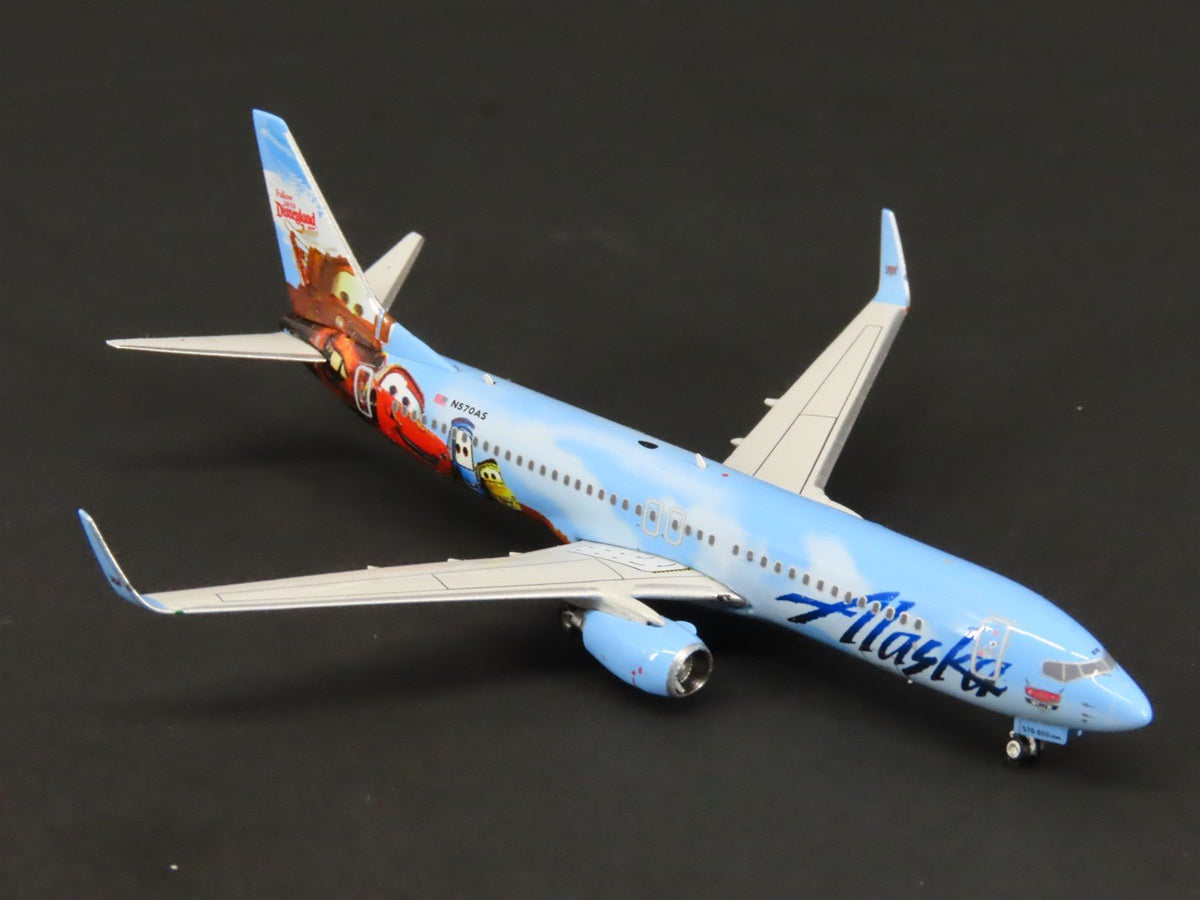 1:400 Scale Phoenix Models 04060 Alaska Disneyland &quot;Cars&quot; Boeing 737-800