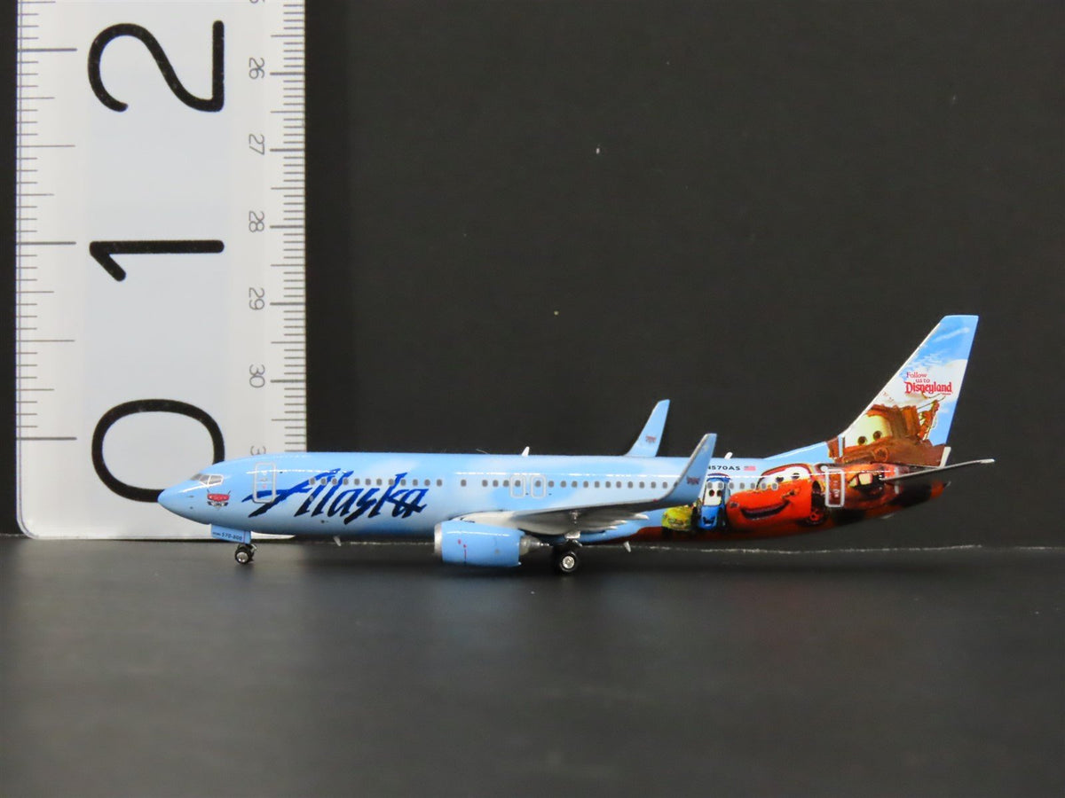 1:400 Scale Phoenix Models 04060 Alaska Disneyland &quot;Cars&quot; Boeing 737-800