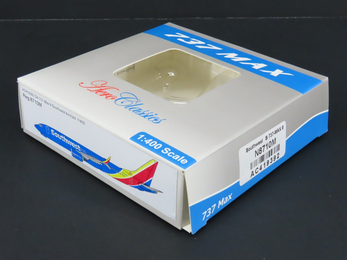 1:400 Aero Classics AC419392 Die-Cast Southwest Boeing B-737-Max Aircraft N8710M