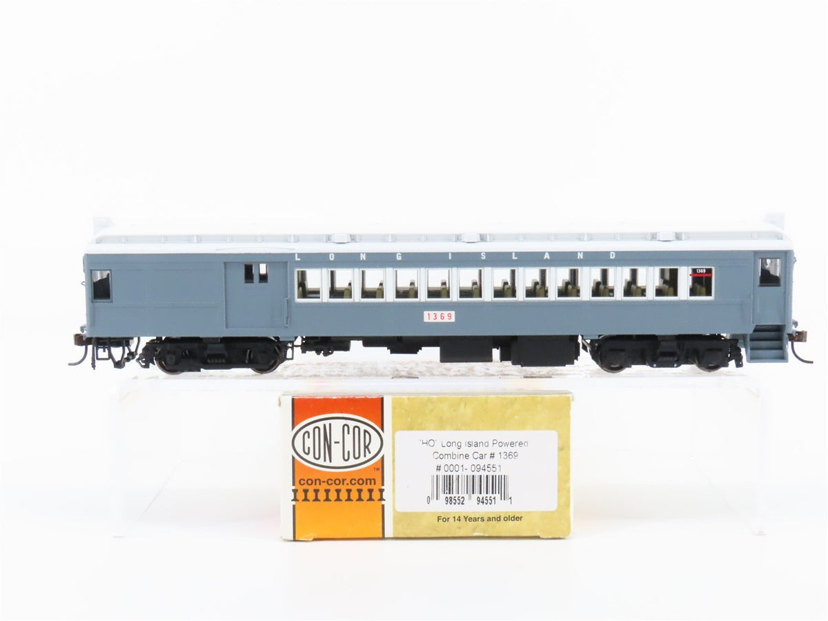 HO Con-Cor 0001-094551 LIRR &quot;Tichy&quot; Combine mP54 Electric #1369 - DCC Ready