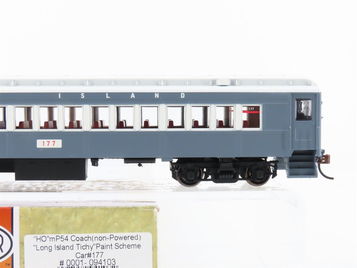 HO Con-Cor 0001-094103 LIRR &quot;Tichy&quot; Coach mP54 Passenger #177 - Unpowered