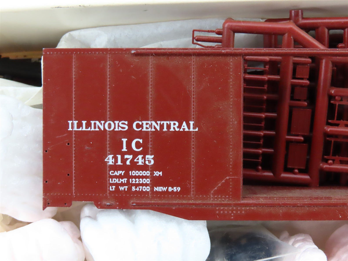 HO Scale Branchline Blueprint Kit #1108 IC Illinois Central Boxcar #41745