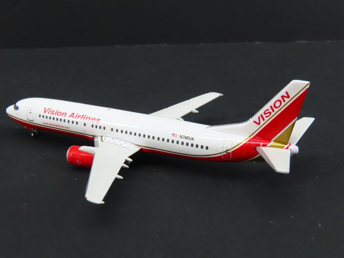 1:400 Gemini Jets GJRBY1086 Die-Cast Vision Airlines Boeing B737-400 Airliner