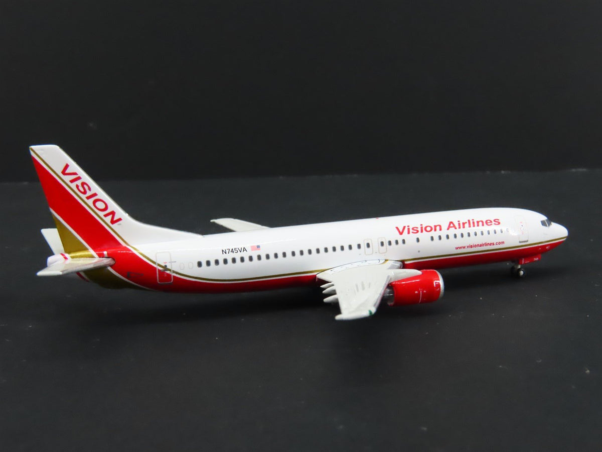 1:400 Gemini Jets GJRBY1086 Die-Cast Vision Airlines Boeing B737-400 Airliner