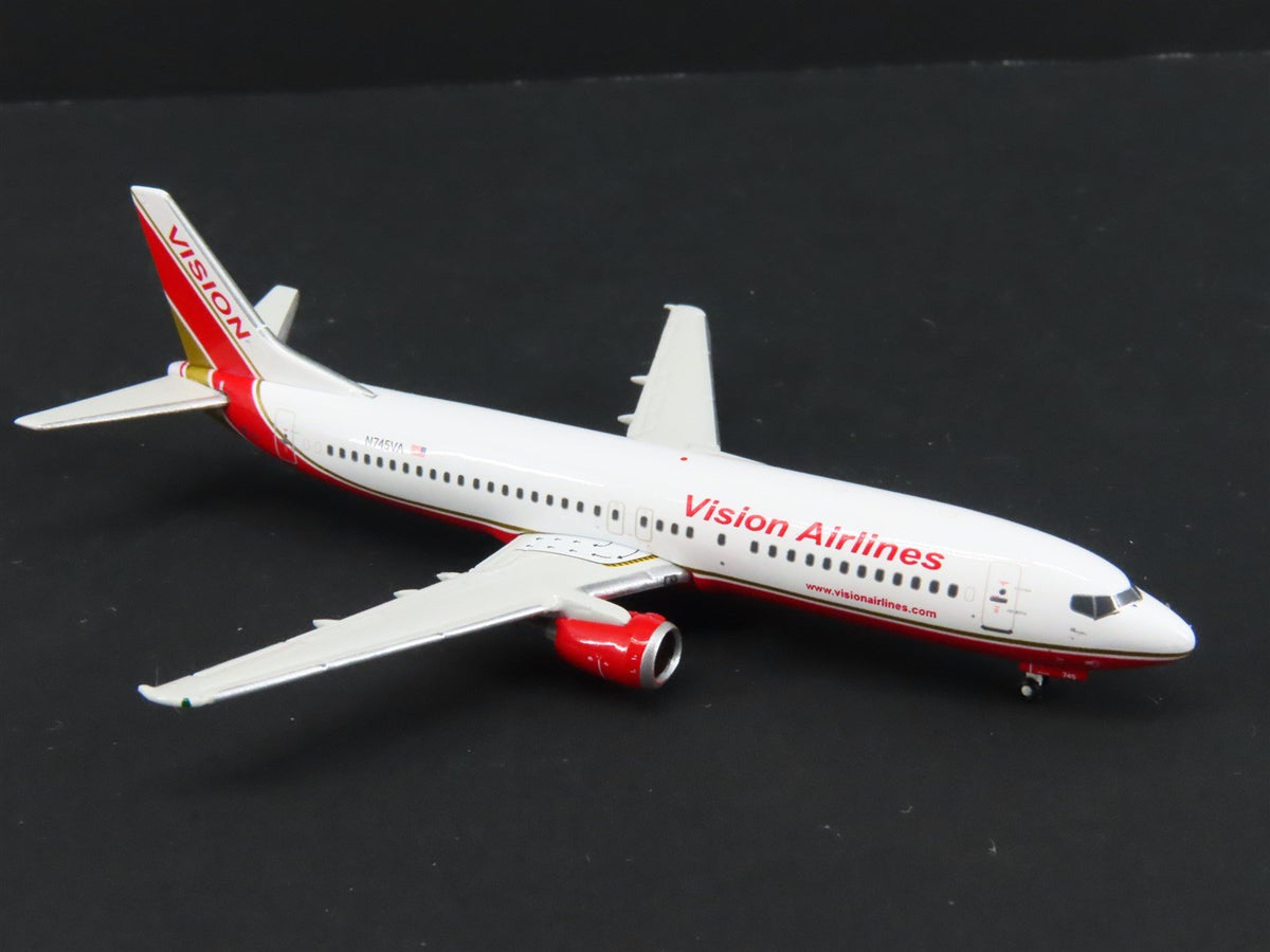 1:400 Gemini Jets GJRBY1086 Die-Cast Vision Airlines Boeing B737-400 Airliner