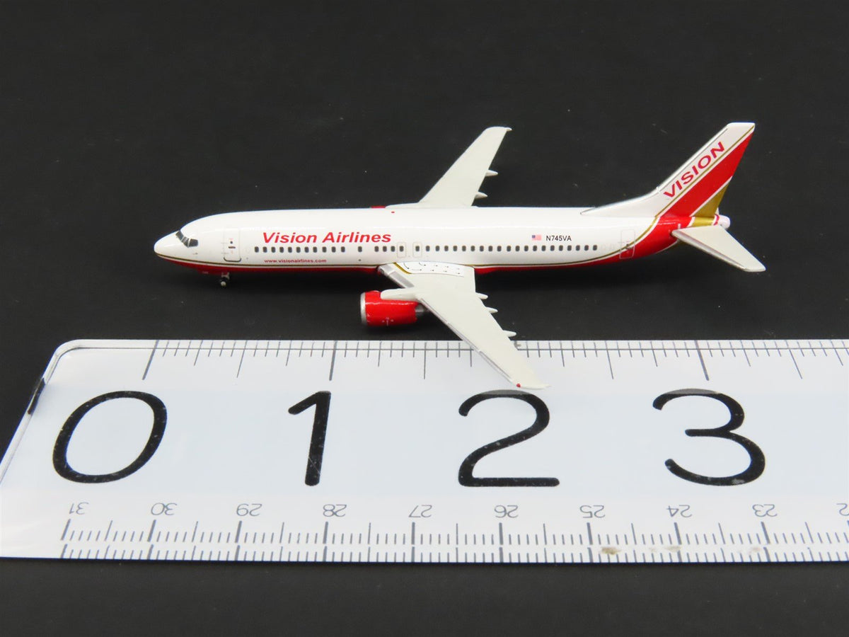 1:400 Gemini Jets GJRBY1086 Die-Cast Vision Airlines Boeing B737-400 Airliner