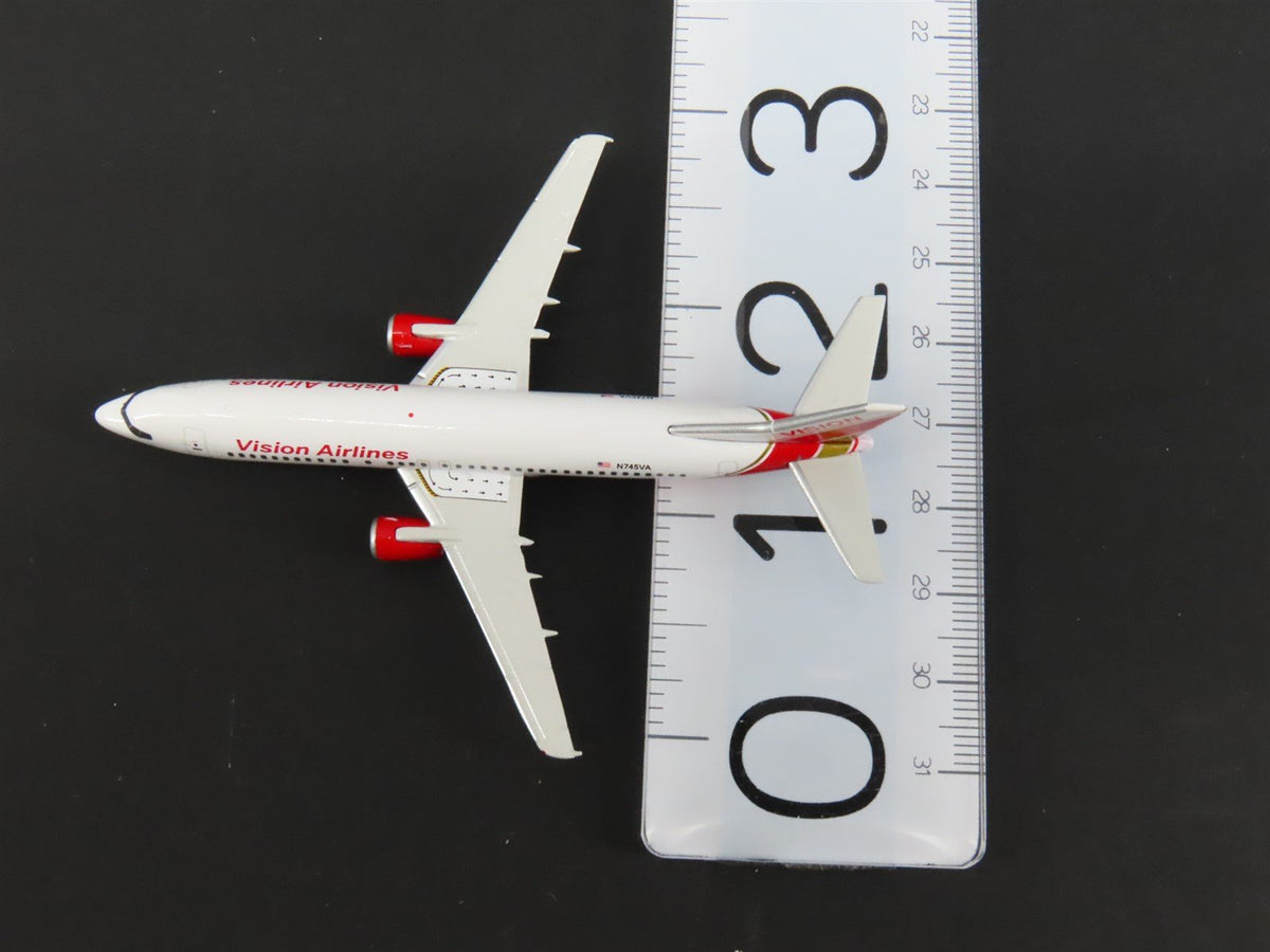 1:400 Gemini Jets GJRBY1086 Die-Cast Vision Airlines Boeing B737-400 Airliner