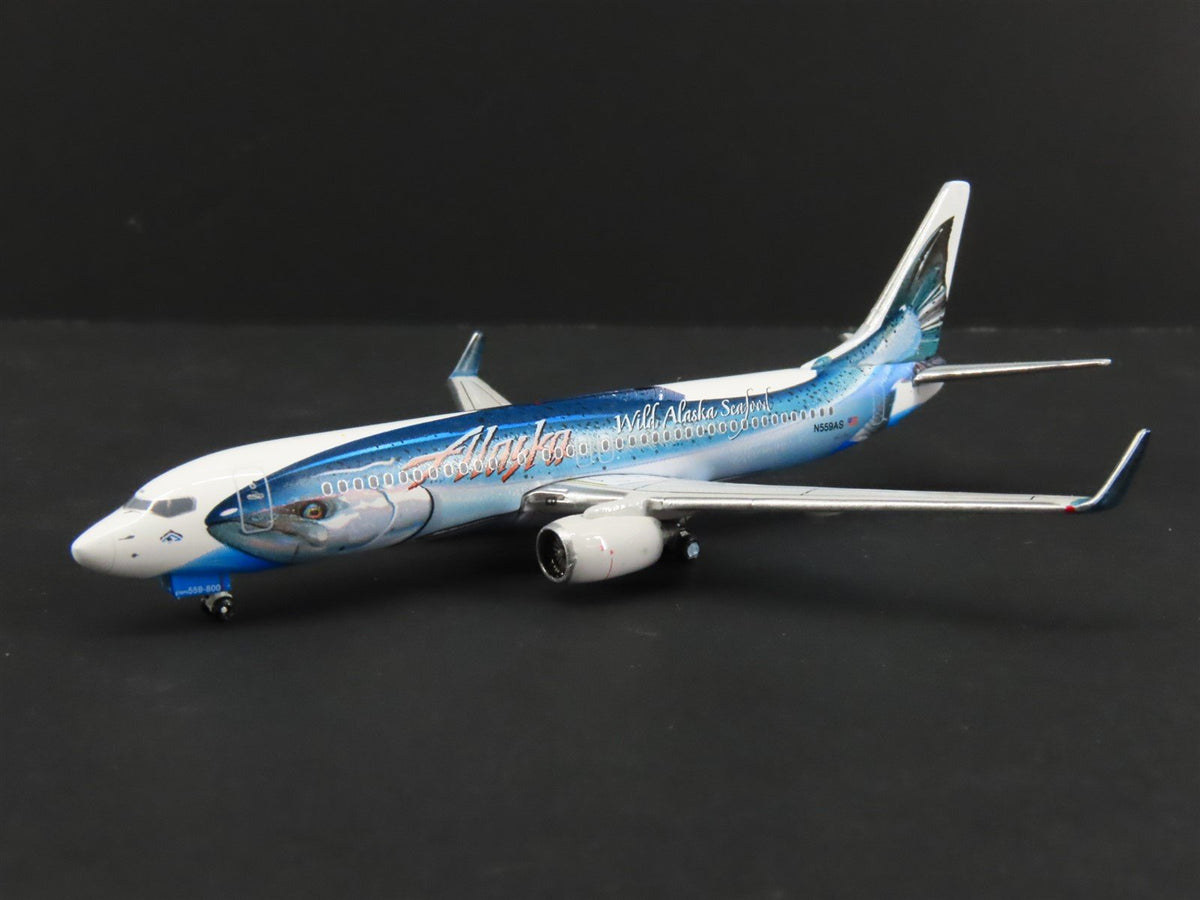 1:400 Gemini Jets GJASA1238 Die-Cast Alaska Airlines Boeing B737-800 Airliner