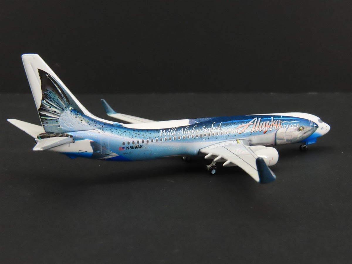 1:400 Gemini Jets GJASA1238 Die-Cast Alaska Airlines Boeing B737-800 Airliner