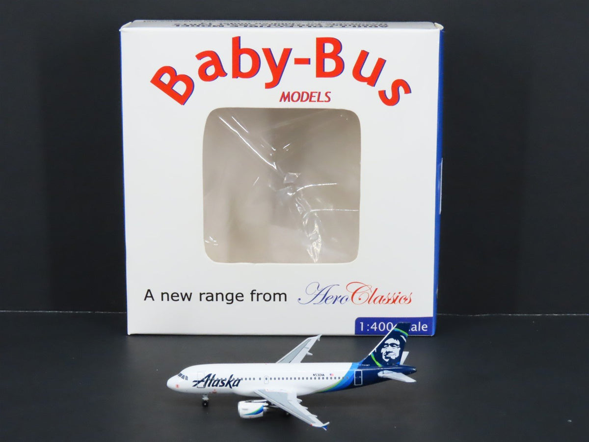 1:400 Aero Classics Baby-Bus AC419530 Die-Cast Alaska A319-112 Airbus N530VA