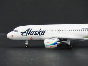 1:400 Aero Classics Baby-Bus AC419530 Die-Cast Alaska A319-112 Airbus N530VA