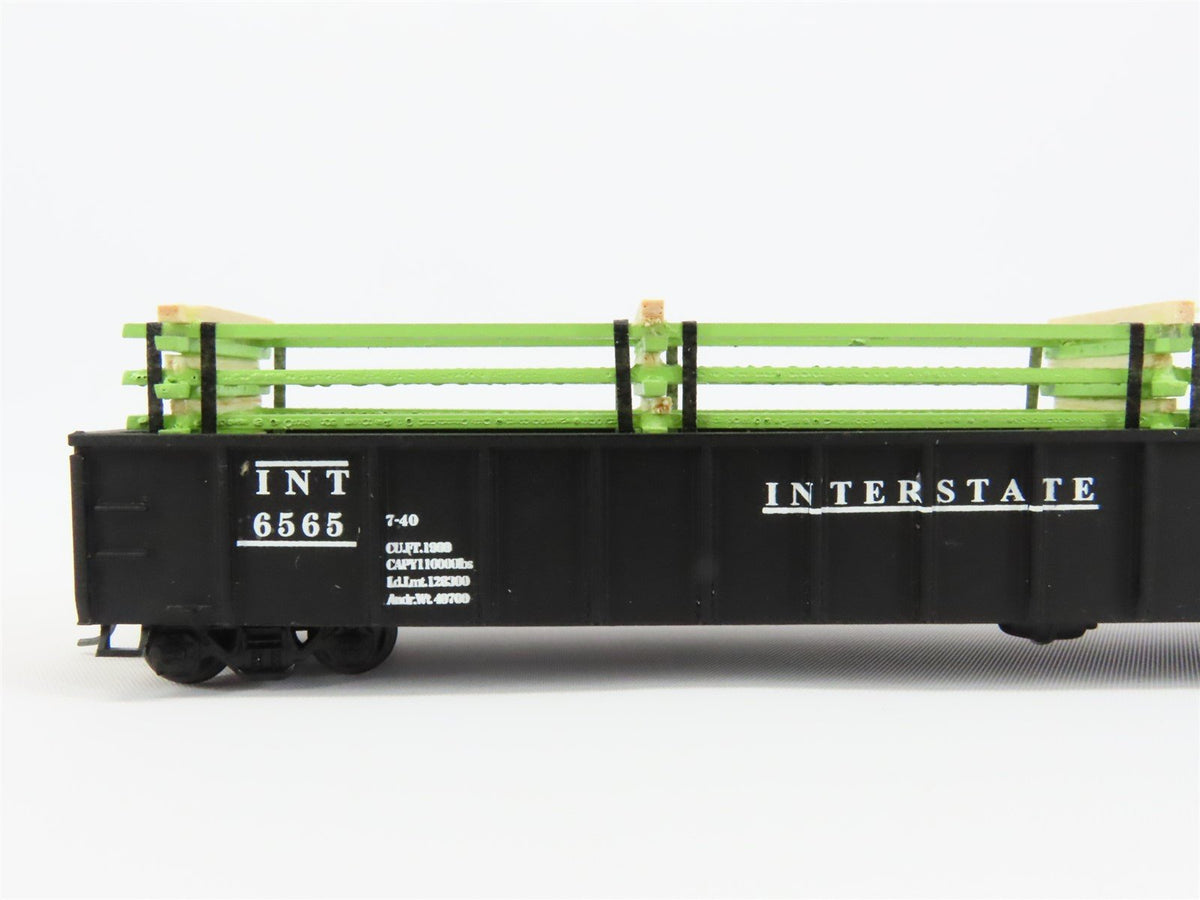 HO Scale Athearn INT Interstate 50&#39; Gondola Car #6565 Pro Custom w/ Load