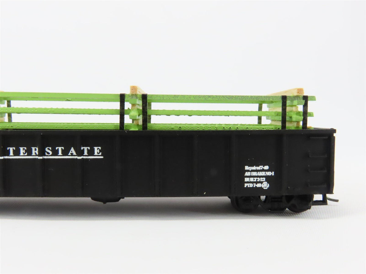 HO Scale Athearn INT Interstate 50&#39; Gondola Car #6565 Pro Custom w/ Load