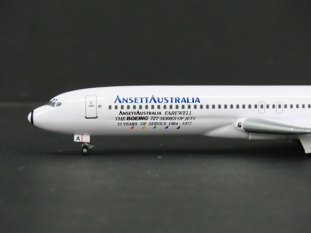 1:400 Dragon Wings 55465-03 Die-Cast Ansett Australia &quot;Farewell&quot; B-727 Aircraft