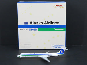 1:400 Dragon Wings Jet-X JXM142 Limited Edition Die-Cast Alaska MD-83 Aircraft