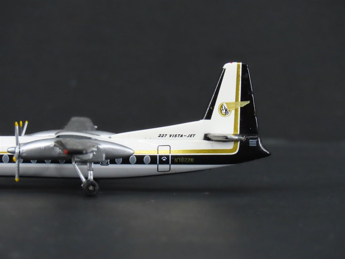 1:400 Scale Aero Classics Die-Cast Mohawk Fairchild FH-227B Vista-Jet N7822M