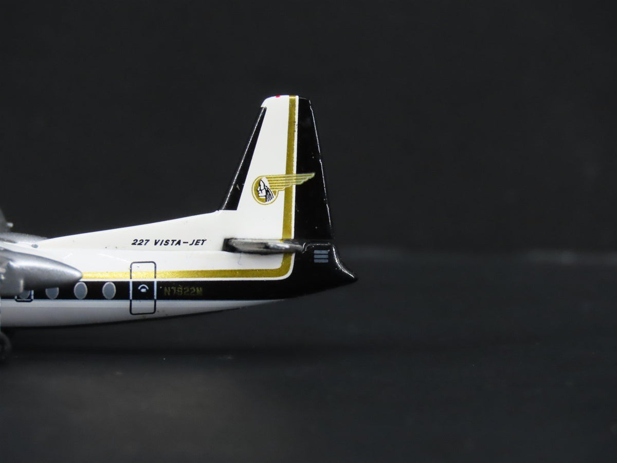 1:400 Scale Aero Classics Die-Cast Mohawk Fairchild FH-227B Vista-Jet N7822M