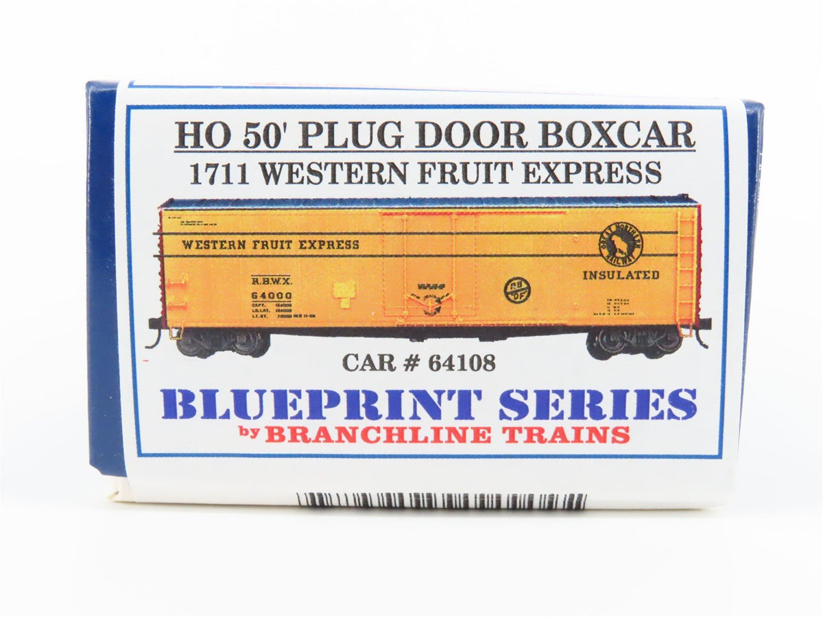 HO Scale Branchline Blueprint Kit #1711 RBWX GN 50&#39; Boxcar #64108