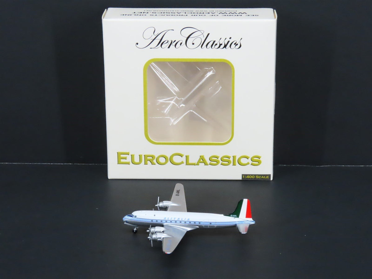 1:400 Scale Aero Classics Die-Cast Alitalia McDonnell Douglas DC-4-1009 Aircraft