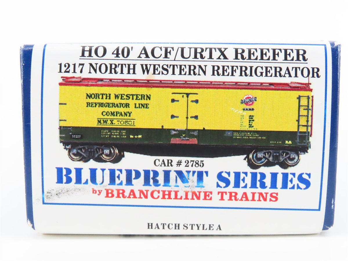 HO Scale Branchline Blueprint Kit #1217 NWX North Western 40&#39; Reefer # 2785