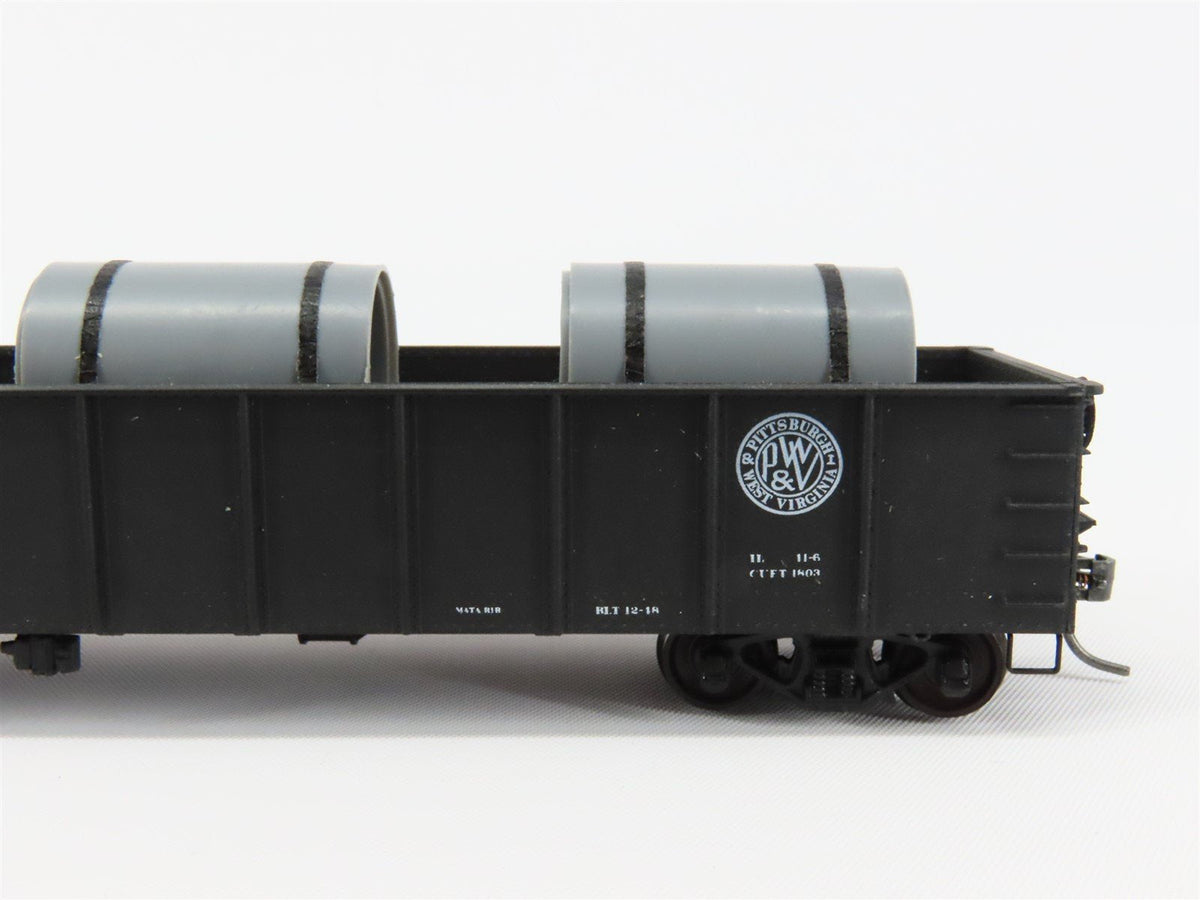 HO Athearn PWV Pittsburgh &amp; West Virginia 50&#39; Gondola Car #7658 w/ Custom Load