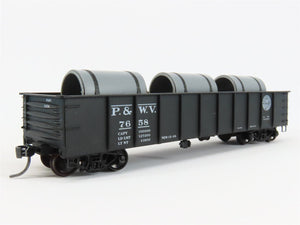 HO Athearn PWV Pittsburgh & West Virginia 50' Gondola Car #7658 w/ Custom Load