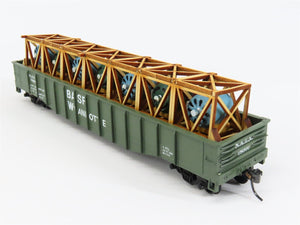 HO Scale Athearn NATX BASF Wyandotte 50' Gondola Car #78000 Pro Custom w/ Load