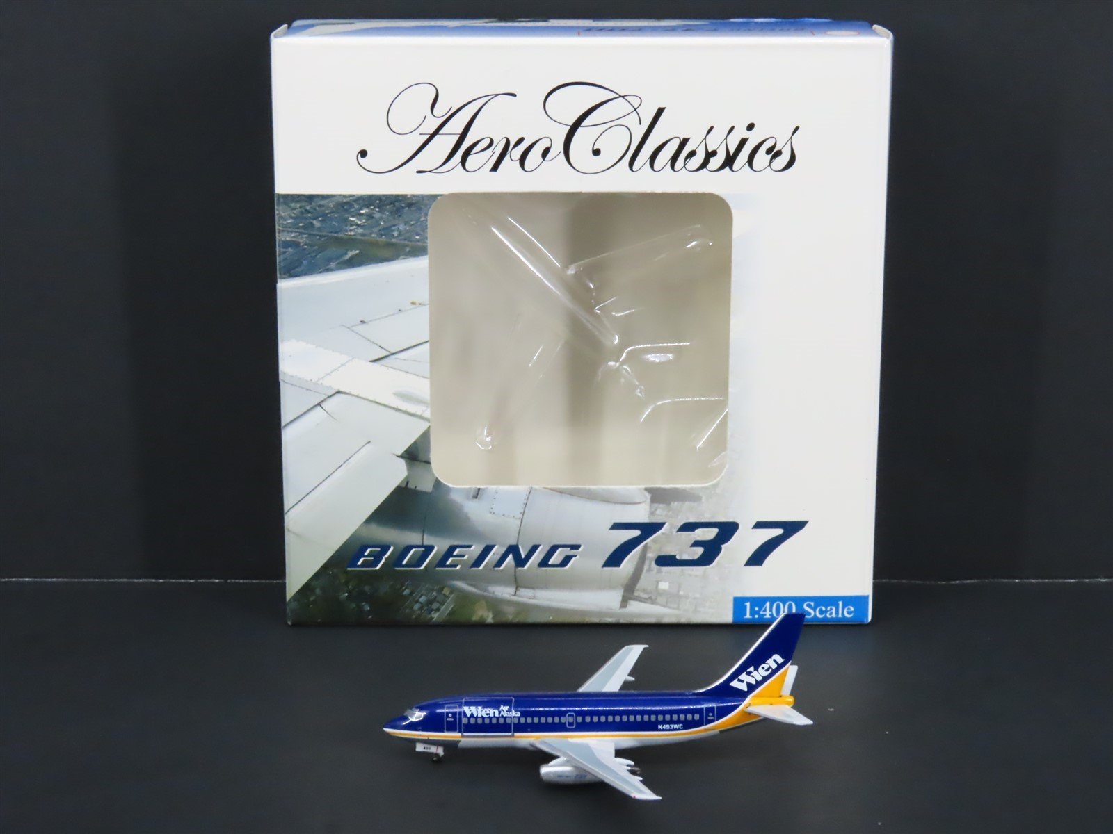 1:400 Aero Classics AC19248 Die-Cast Wien Air Alaska Boeing B-737-210C Aircraft