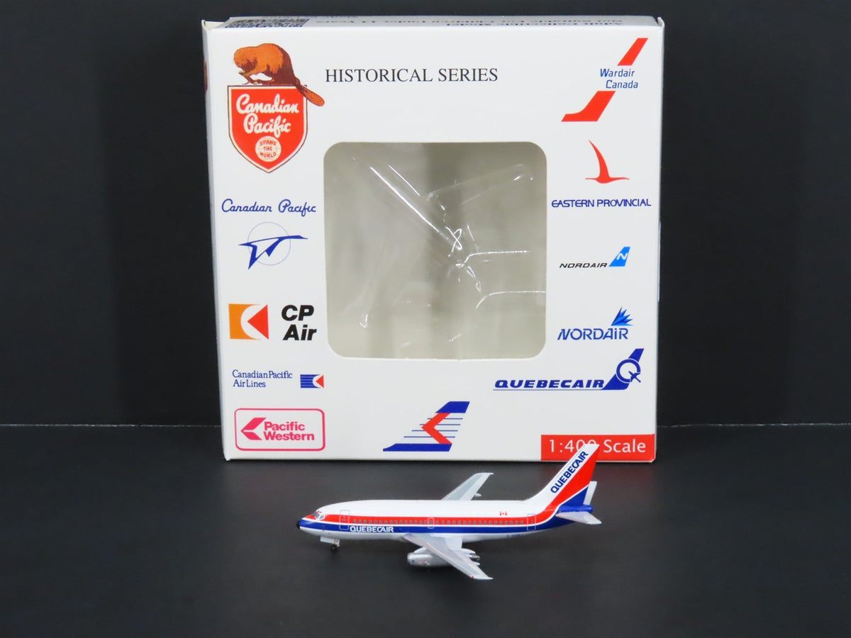 1:400 Aero Classics AC19228 Die-Cast Quebecair Boeing B-737-296 Aircraft C-GQBJ