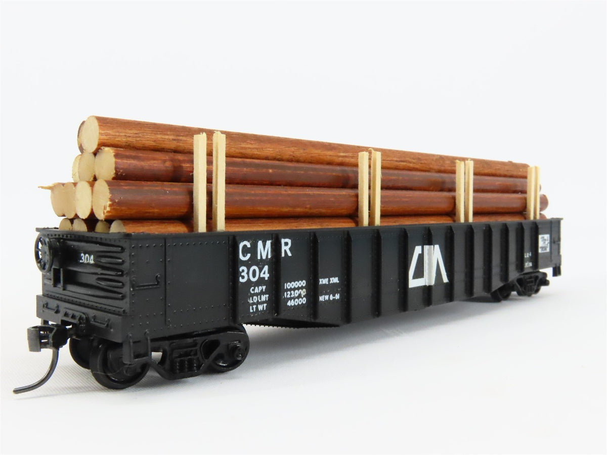 HO Scale Athearn CMR Central Michigan 50&#39; Gondola Car #316 Pro Custom w/ Load